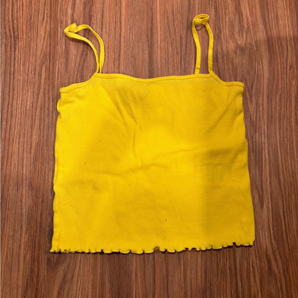 H&M Yellow Crop Top